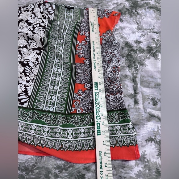 Talbots Multicolor Patterned Top - Picture 5 of 9